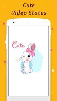 Cute Video Songs Status : Short Video Status screenshot 1
