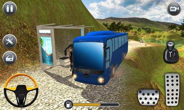 Mountain Bus Uphill Climb Driving Simualtor screenshot 2