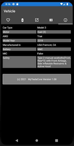 My Tesla Core screenshot 6