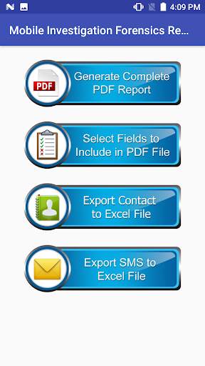 Mobile Investigation Forensics Report Maker PRO 1 تصوير الشاشة