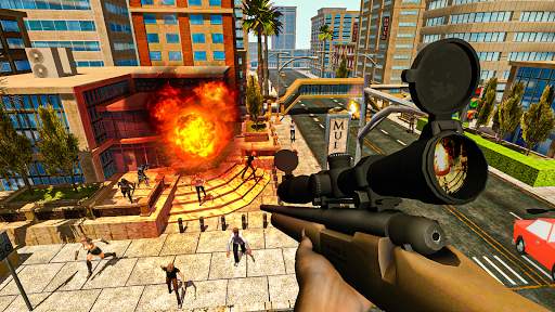 Sniper Zombie 3D Shooting Game screenshot 4
