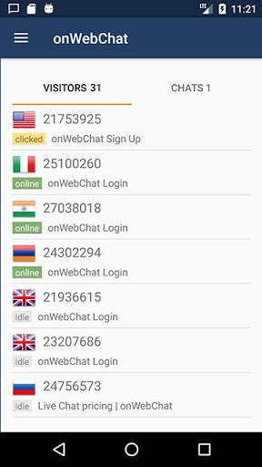 onWebChat screenshot 2