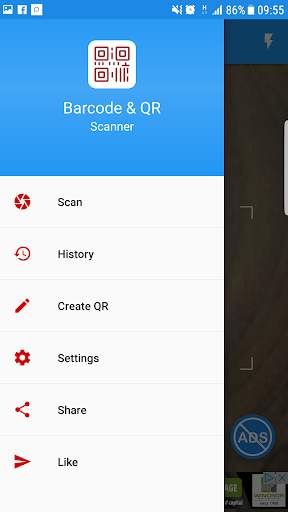 Barcode reader & QR scanner screenshot 2