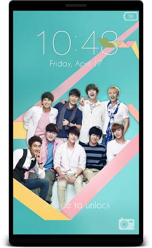 Super Junior Lock Screen 4 تصوير الشاشة