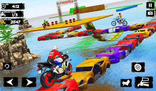 Mega Ramp Bike Race 3d Bike Stunt- Racing Games screenshot 7