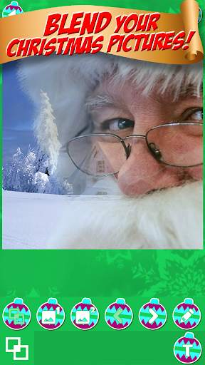 Christmas Photo Blender screenshot 1