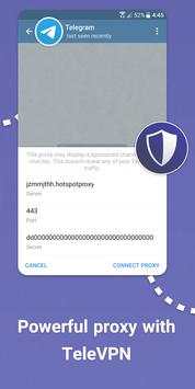 Proxy for telegram - MTProto & Socks : TeleVPN 3 تصوير الشاشة