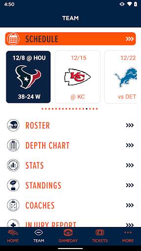 Denver Broncos 365 screenshot 3