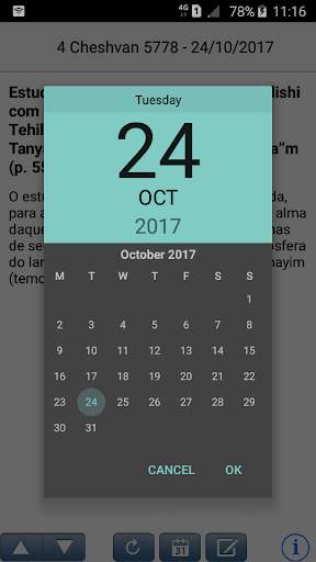Hayom Yom em português 2 تصوير الشاشة