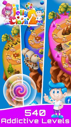 Jelly Clash 2 - 540 Levels screenshot 2
