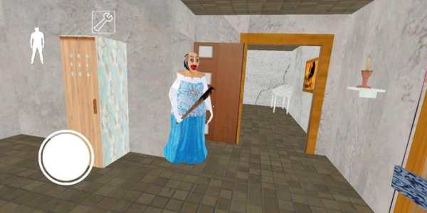 Blue Granny :Horror Scary MOD screenshot 4