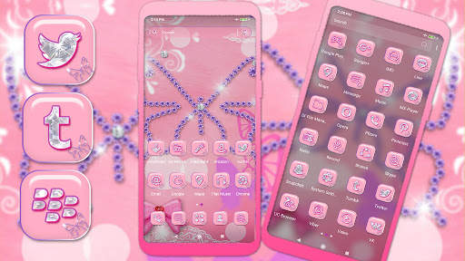 Diamond Butterfly Launcher Theme screenshot 4