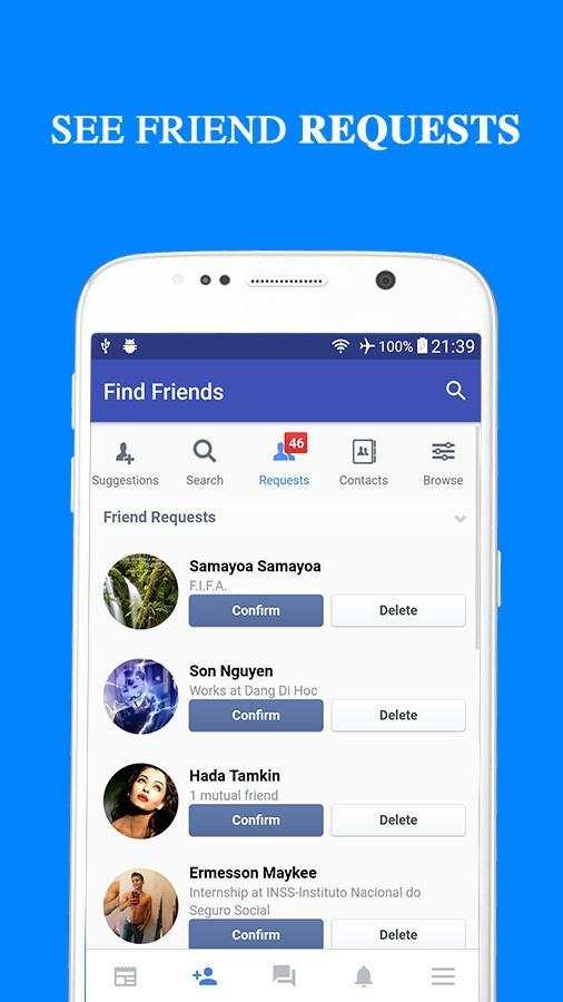 Lite Messenger for Facebook screenshot 3