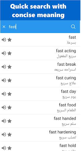 English Arabic Dictionary, Learn Vocabulary screenshot 8