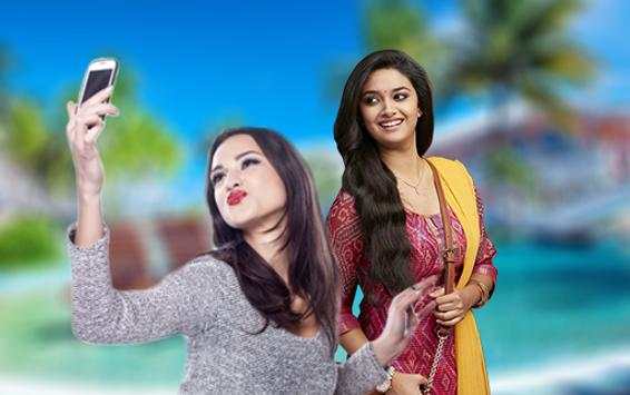 Selfie With Keerthi Suresh :Celebrity Photo Editor screenshot 4
