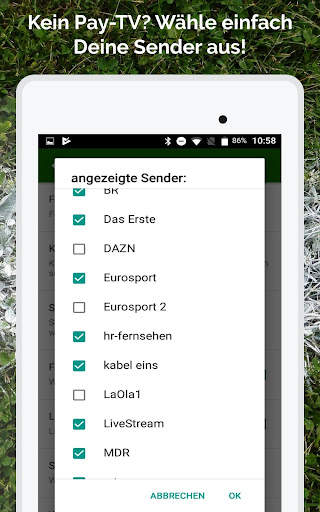 Fussball im TV live screenshot 12
