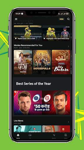 Hotstar Live Tv Shows - Free Hotstar Cricket Guide screenshot 2