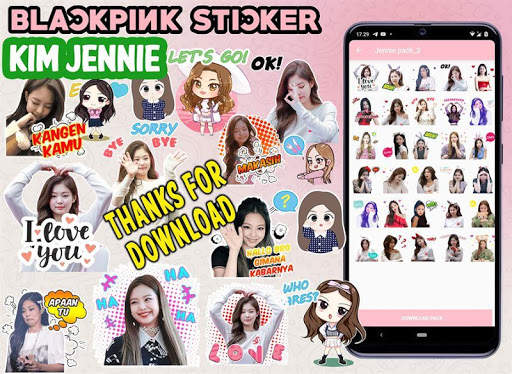 Stickers Blackpink 2020 Cute WAStickerApps screenshot 3