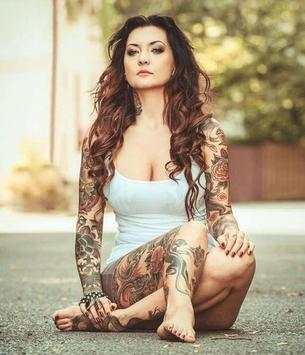 Sexy Tattoo Girls Wallpapers 2017 screenshot 2