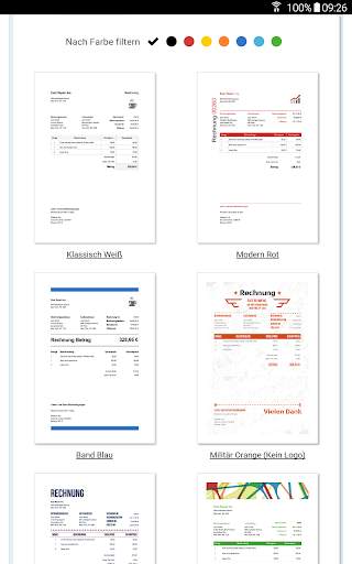 100 freie PDF Vorlagen screenshot 9