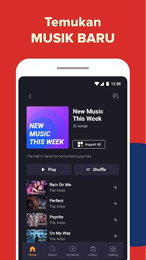 Pemutar musik: Stream screenshot 2