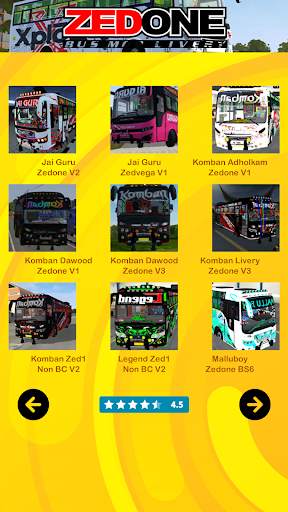 Zedone Bus Mods Livery App screenshot 5