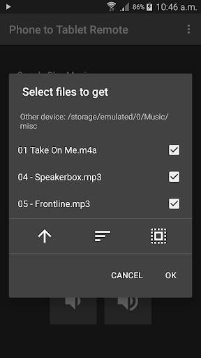 Phone to Tablet Remote for music and video screenshot 6