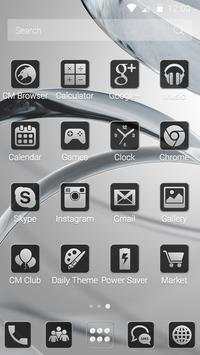 Black And Silver Theme screenshot 4