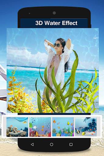 3D Water Effects : Aquarium Underwater Photo Frame screenshot 1