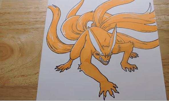 How To Draw Kyubi Sage Naruto screenshot 3