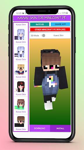 Kawaii Skin for Minecraft PE screenshot 6