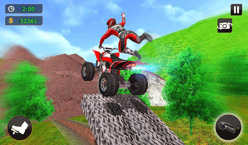 Quad Bike Offroad Driving Stunts screenshot 8