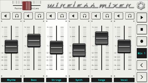 Wireless Mixer - MIDI screenshot 1