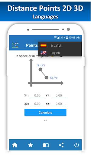 Distance Points 2D 3D Calculator screenshot 3