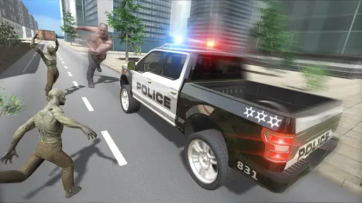 Police vs Zombie - Action games 3 تصوير الشاشة
