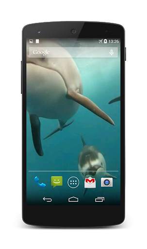 Dolphins Live Wallpaper screenshot 4