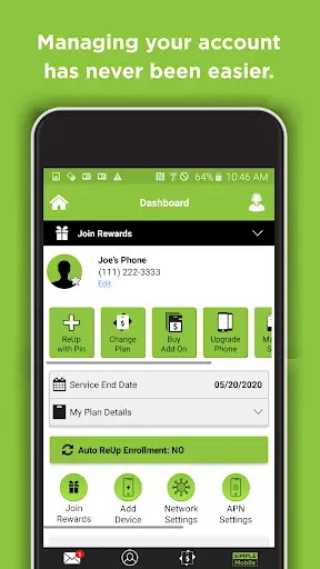 Simple Mobile My Account screenshot 1