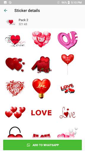 WAStickerApps - Love Stickers for WhatsApp screenshot 7