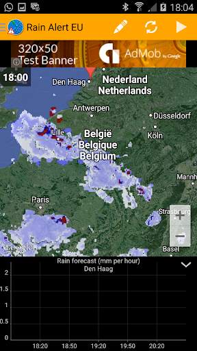 Rain Alert Europe screenshot 2