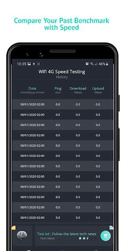 Wifi 4G Speed Testing screenshot 3