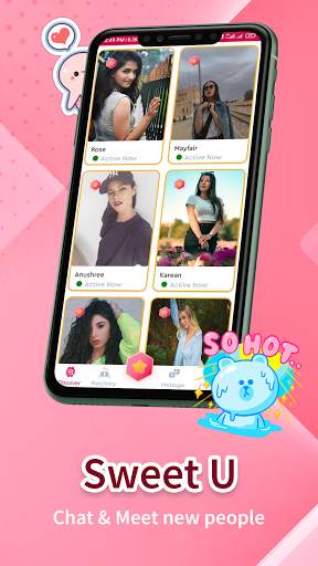 SweetU: Live Video Call - Girls Random Video Chat screenshot 2