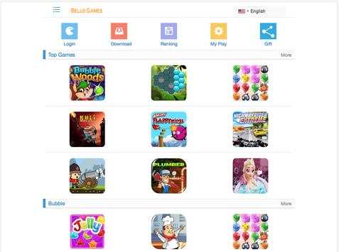 Bello Online Games Box - 200  online games screenshot 2