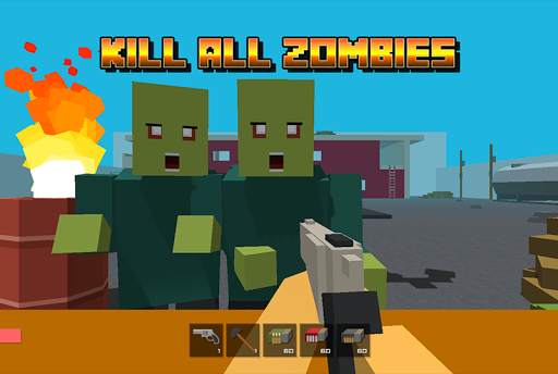 Hero Pixel V Zombie Gun 3D screenshot 3