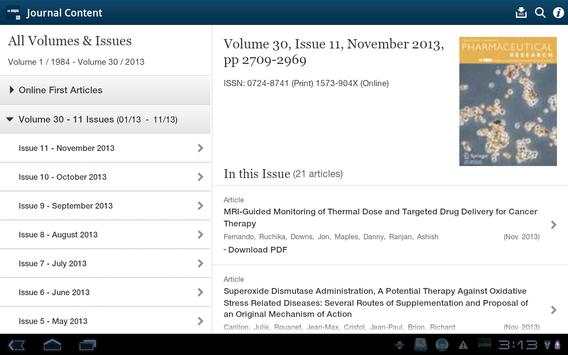 AAPS Journals screenshot 9