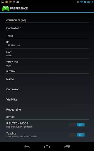WiFi TCP/UDP Controller screenshot 9