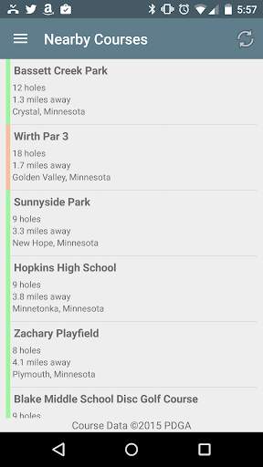 DiscBot Disc Golf App screenshot 3