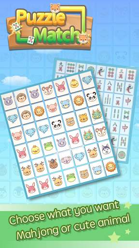 Puzzle Match - Mahjong & lovely animals screenshot 2