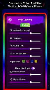 Edge Lighting - Borderlight Live Wallpaper screenshot 1