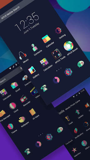Split-APUS Launcher theme screenshot 2