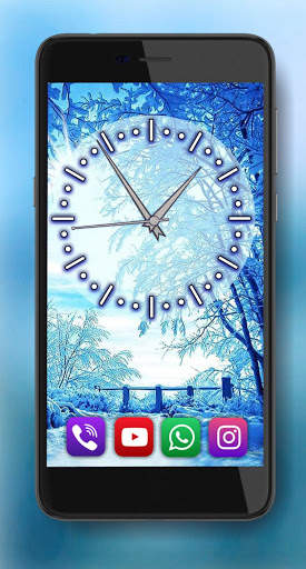 Winter Clock 2021 Live wallpaper screenshot 5